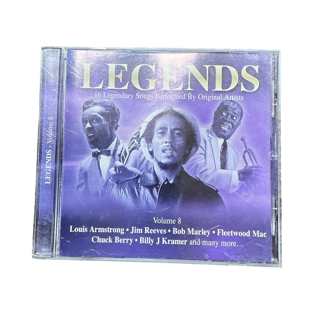 Legends Volume 8 CD Compilation 16 Songs Louis Armstrong Bob Marley APWCD1871